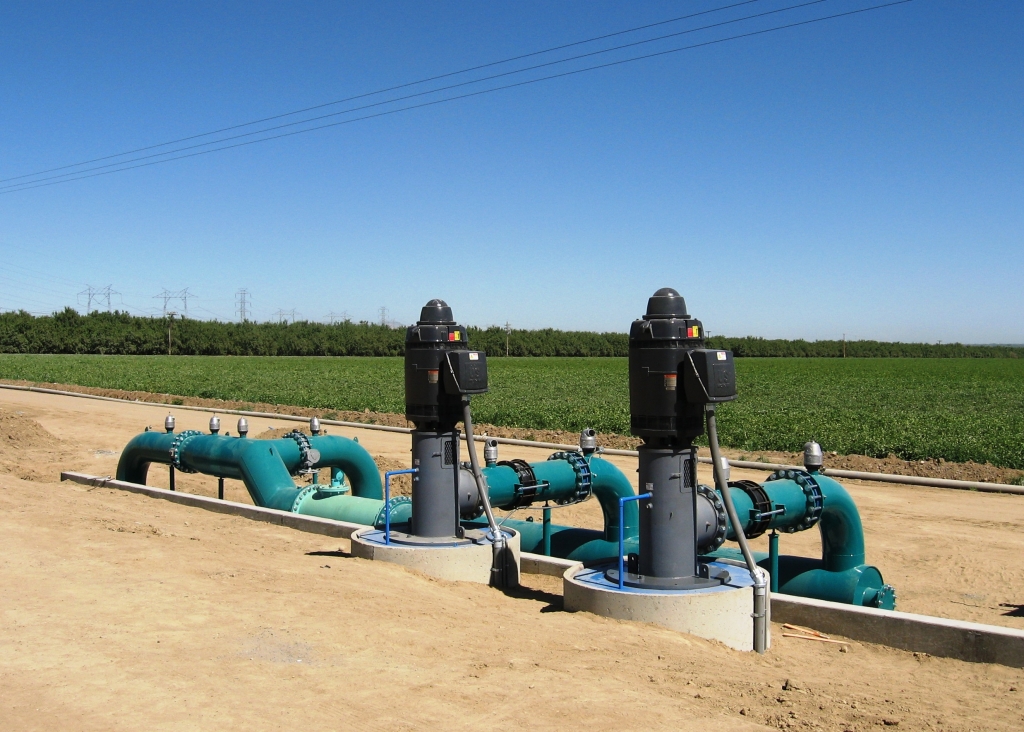 Crop Irrigation, San Joaquin Valley, California